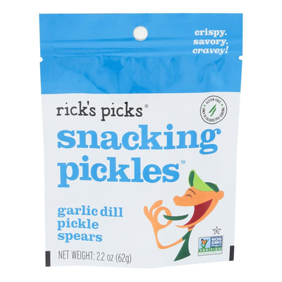 Rick's Picks - Pickle Spears Garlic Dill - Case Of 12 - 2.2 Oz - Orca Market