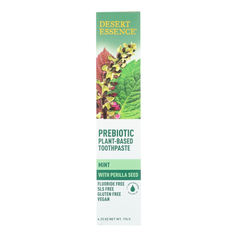 Desert Essence - Toothpaste Prebiotic Mint - 1 Each - 6.25 Oz - Orca Market