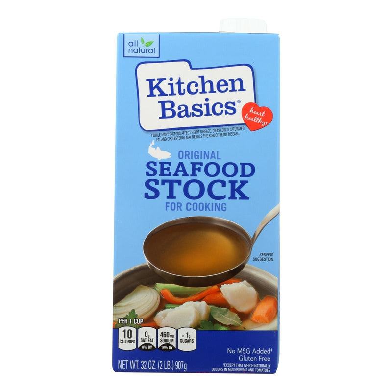 Kitchen Basics Seafood Stock - Case Of 12 - 32 Fl Oz. - Orca Market