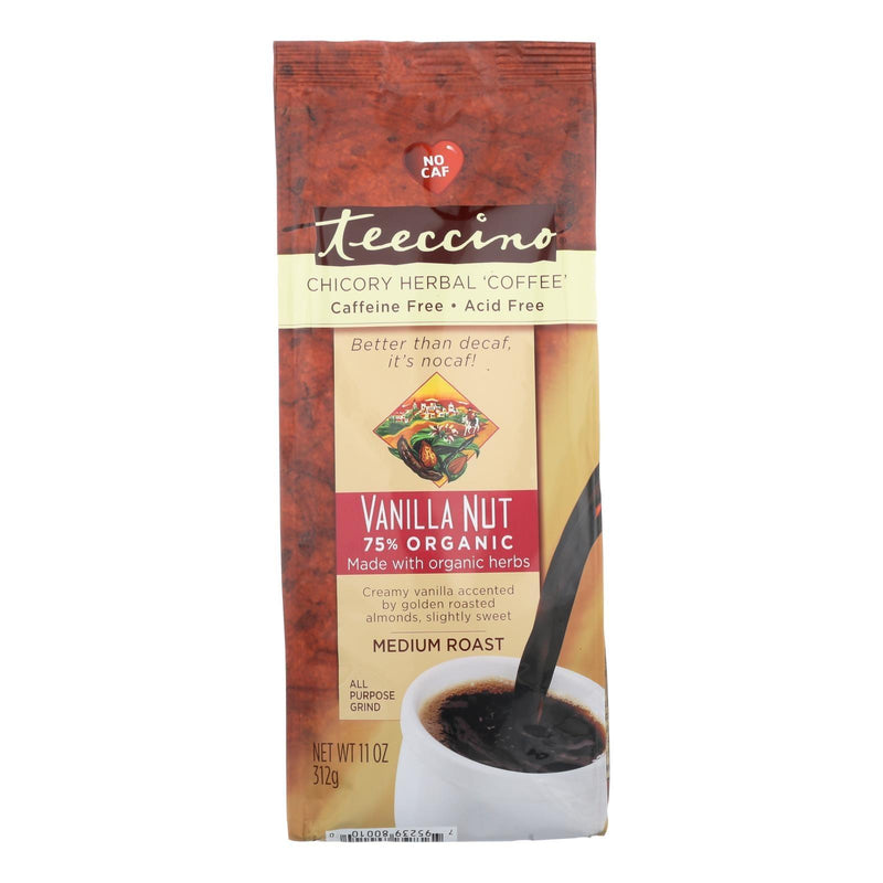 Teeccino Mediterranean Herbal Coffee Vanilla Nut - 11 Oz - Case Of 6 - Orca Market