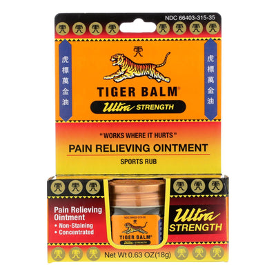 Tiger Balm Pain Relief Ointment - 0.63 Oz - Case Of 6 - Orca Market