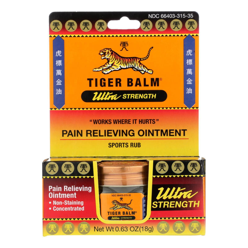 Tiger Balm Pain Relief Ointment - 0.63 Oz - Case Of 6 - Orca Market