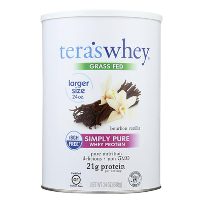 Tera's Whey Protein - Rbgh Free - Bourbon Vanilla - 24 Oz - Orca Market