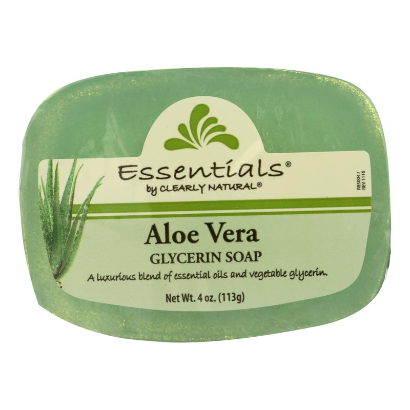 Clearly Natural Glycerine Bar Soap Aloe Vera - 4 Oz - Orca Market