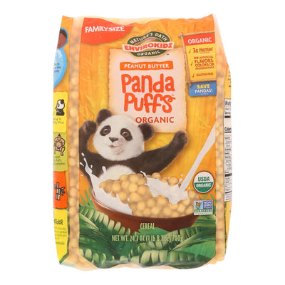 Envirokidz - Panda Puffs Cereal - Peanut Butter - Case Of 6 - 24.7 Oz. - Orca Market