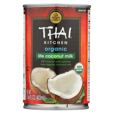 Thai Kitchen Organic Lite Coconut Milk - Case Of 12 - 13.66 Fl Oz. - Orca Market