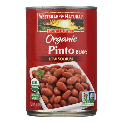 Westbrae Foods Organic Pinto Beans - Case Of 12 - 15 Oz. - Orca Market