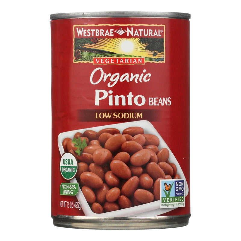 Westbrae Foods Organic Pinto Beans - Case Of 12 - 15 Oz. - Orca Market