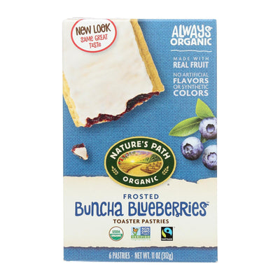 Nature's Path Organic Frosted Toaster Pastries - Buncha Blueberries - Case Of 12 - 11 Oz. - Orca Market