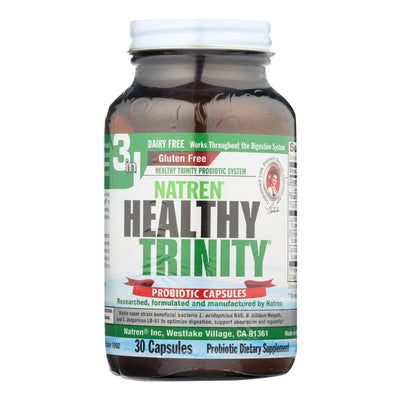 Natren Healthy Trinity Probiotic Capsules - 1 Each - 30 Cap - Orca Market