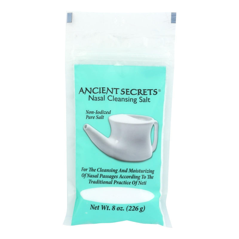 Ancient Secrets Nasal Cleansing Pot Salt - 8 Oz - Orca Market