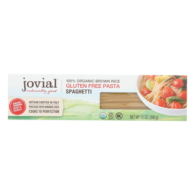 Jovial - Pasta - Organic - Brown Rice - Spaghetti - 12 Oz - Case Of 12 - Orca Market