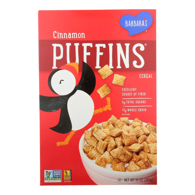 Barbara's Bakery - Puffins Cereal - Cinnamon - Case Of 12 - 10 Oz. - Orca Market