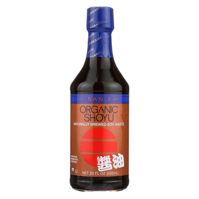 San - J Shoyu Soy Sauce - Organic - Case Of 6 - 20 Fl Oz. - Orca Market