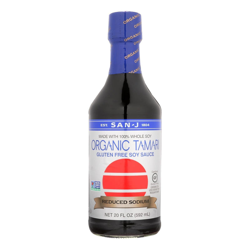 San - J Tamari Soy Sauce - Case Of 6 - 20 Fl Oz. - Orca Market