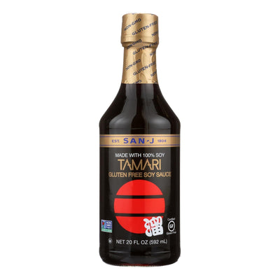 San - J Tamari Soy Sauce - Case Of 6 - 20 Fl Oz. - Orca Market