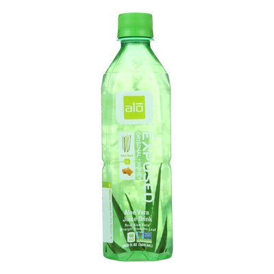 Alo Original Exposed Aloe Vera Juice Drink - Original And Honey - Case Of 12 - 16.9 Fl Oz. - Orca Market