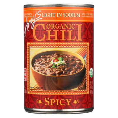 Amy's - Organic Low Sodium Spicy Chili - Case Of 12 - 14.7 Oz - Orca Market