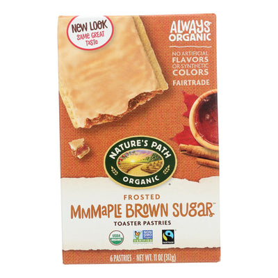 Nature's Path Organic Frosted Toaster Pastries - Mmmaple Brown Sugar - Case Of 12 - 11 Oz. - Orca Market