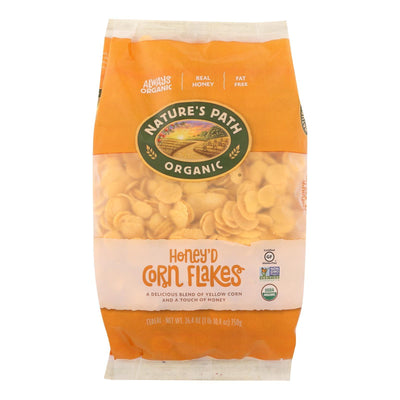 Nature's Path Organic Corn Flakes Cereal - Honey'd - Case Of 6 - 26.4 Oz. - Orca Market