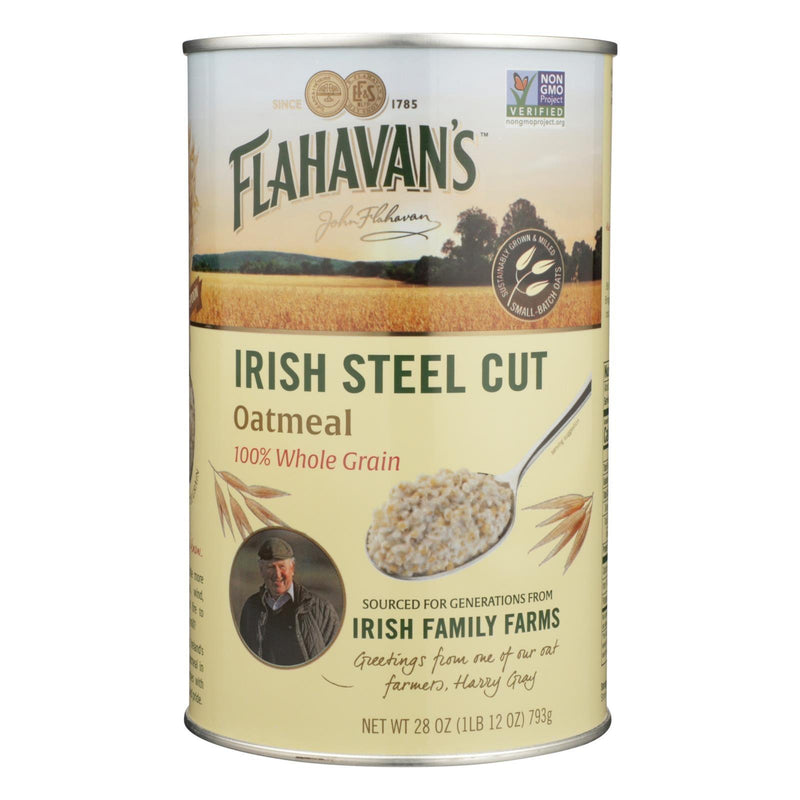 Flahavans Oatmeal - Irish Steel Cut - Case Of 6 - 28 Oz. - Orca Market