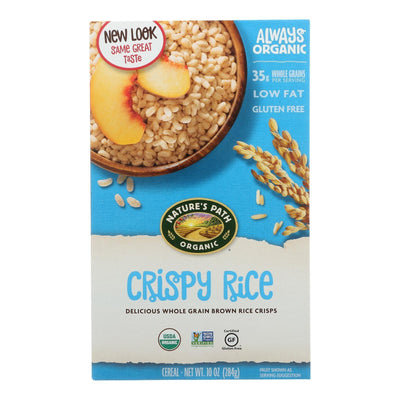 Nature's Path Organic Whole Grain Crispy Rice Cereal - Case Of 12 - 10 Oz. - Orca Market