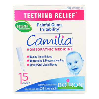 Boiron - Teething Relif Camlia 15 Dose - 1 Each - 15 Dose - Orca Market