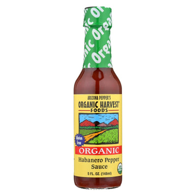 Organic Harvest Pepper Sauce - Habanero - Case Of 12 - 5 Oz. - Orca Market