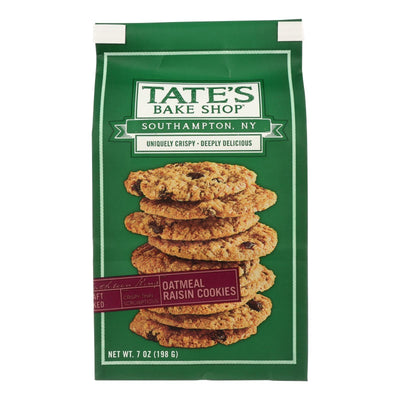 Tate's Bake Shop Oatmeal Raisin Cookies - Case Of 12 - 7 Oz - Orca Market