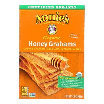 Annie's Homegrown Organic Honey Graham Crackers - Case Of 12 - 14.4 Oz. - Orca Market