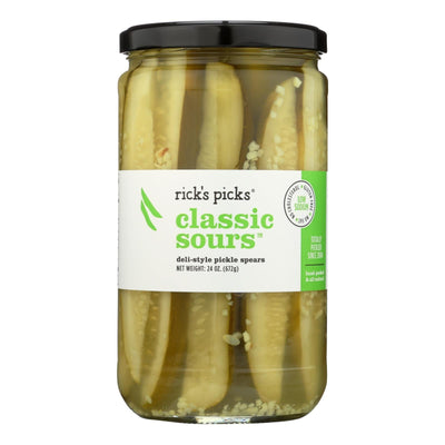 Rick's Picks Classic Sours Pickles - Case Of 6 - 24 Oz. - Orca Market