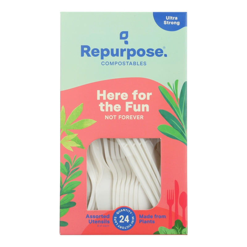 Repurpose Plant Base High Heat Utensils Set - Case Of 20 - 24 Count - Orca Market