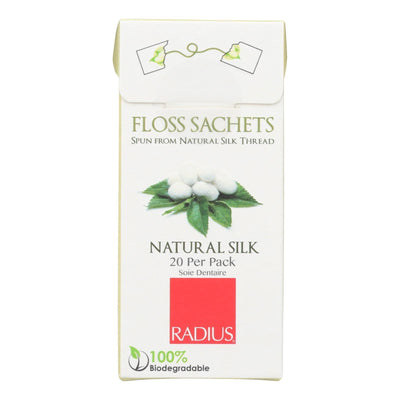 Radius Natural Silk Floss Sachets - Case Of 20 - Ct - Orca Market