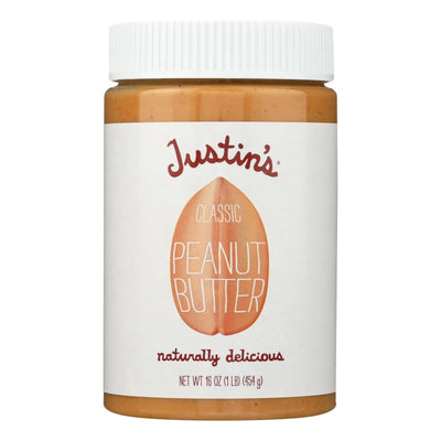 Justin's Nut Butter Peanut Butter - Classic - Case Of 12 - 16 Oz. - Orca Market