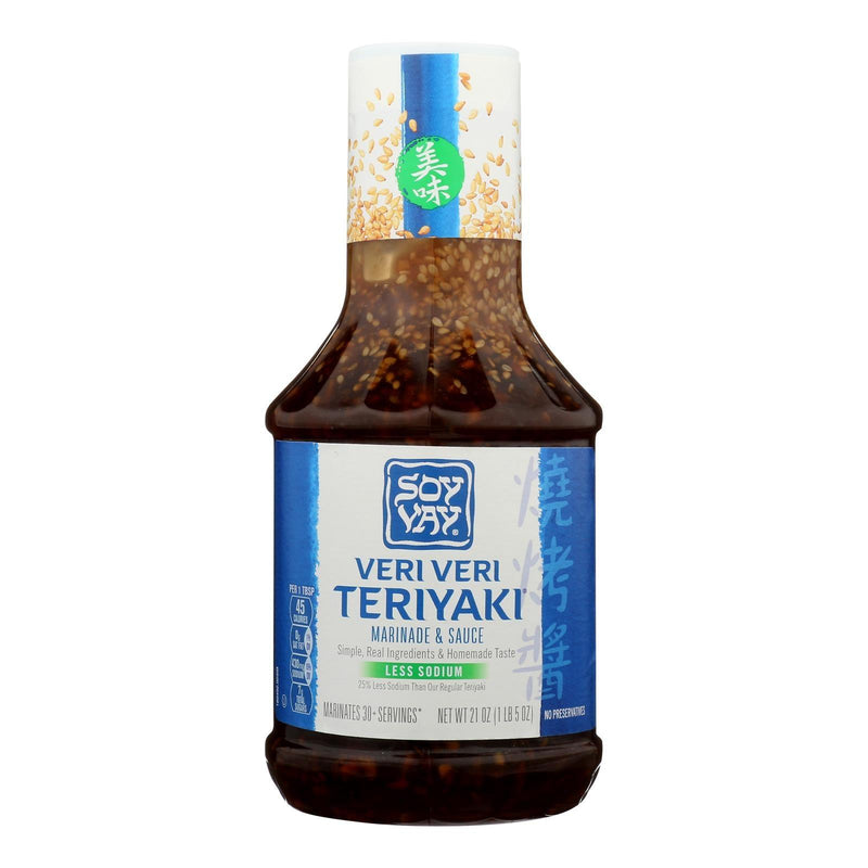 Soy Vay Veri Teriyaki Marinade And Sauce - Case Of 6 - 21 Oz. - Orca Market