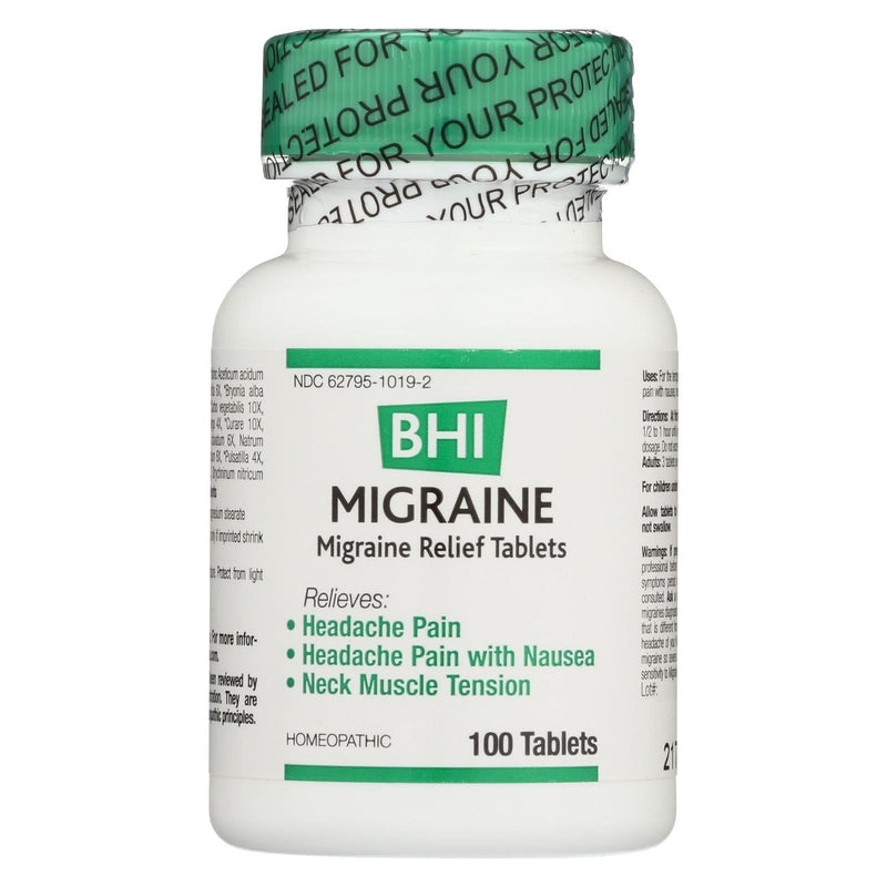 Bhi - Migraine Relief - 100 Tablets - Orca Market