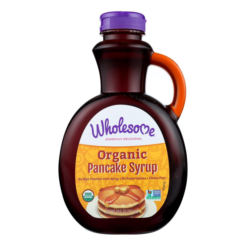 Wholesome Sweeteners Pancake Syrup - Organic - Original - 20 Oz - Case Of 6 - Orca Market