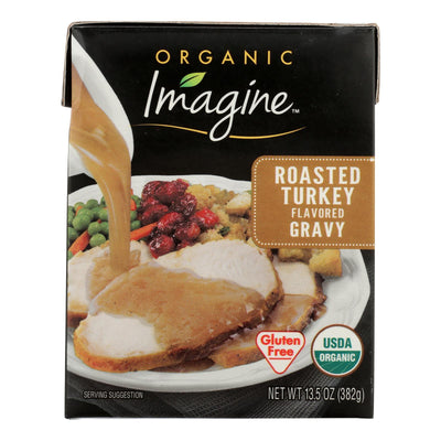 Imagine Foods Organic Roasted Turkey Gravy - Case Of 12 - 13.5 Fz - Orca Market