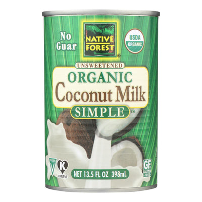 Native Forest Organic Coconut Milk - Pure And Simple - Case Of 12 - 13.5 Fl Oz - Orca Market