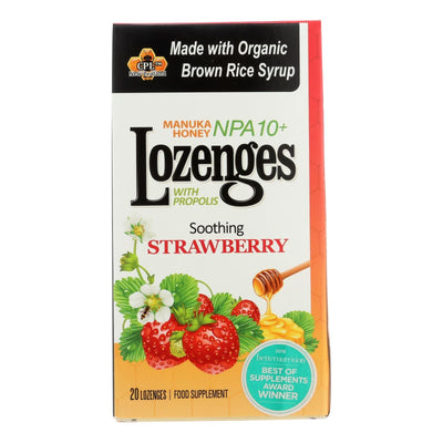 Pacific Resources International Manuka Honey Lozenges, Soothing Strawberry - 1 Each - 20 Ct - Orca Market