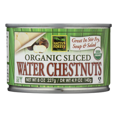 Native Forest Organic Sliced Water Chestnuts - Case Of 6 - 8 Oz - Orca Market