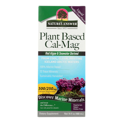 Nature's Answer Plant Based Calcium-magnesium Liquid - 1 Each - 16 Fz - Orca Market