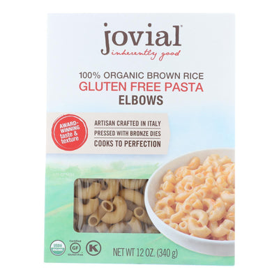 Jovial - Gluten Free Brown Rice Pasta - Elbow - Case Of 12 - 12 Oz. - Orca Market