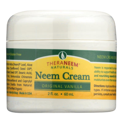 Theraneem Naturals Original Vanilla Neem Cream - 1 Each - 2 Fz - Orca Market