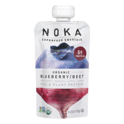 Noka Superfood Blueberry Beet Blend - Case Of 6 - 4.22 Oz - Orca Market