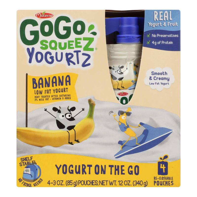 Gogo Squeez Yogurtz Low Fat Yogurt - Case Of 12 - 4/3 Oz - Orca Market