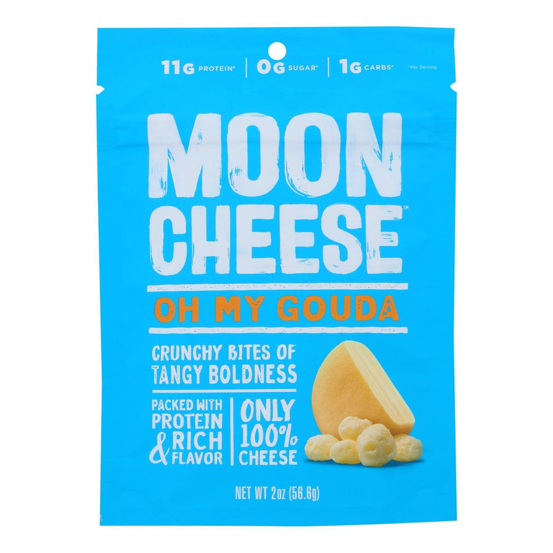 Moon Cheese Gouda Dehydrated Cheese Snack - Case Of 12 - 2 Oz - Orca Market