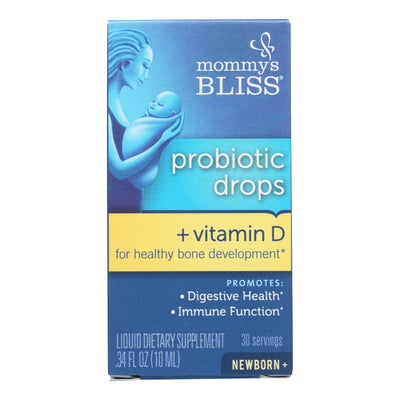 Mommy's Bliss Probiotic Drops + Vitamin D - 1 Each - .34 Fz - Orca Market