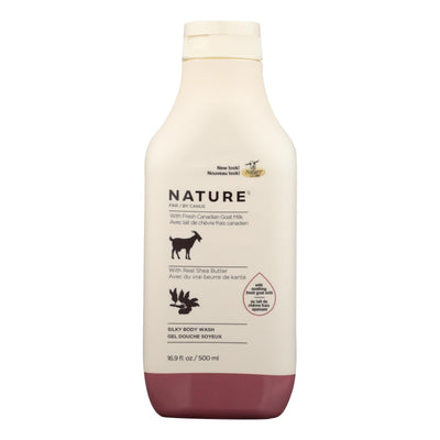 Nature By Canus - Nature Goat Milk Body Wash Shea - 1 Each - 16.9 Oz - Orca Market