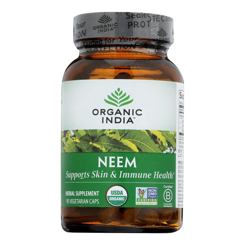 Organic India Usa Whole Herb Supplement, Neem - 1 Each - 90 Vcap - Orca Market